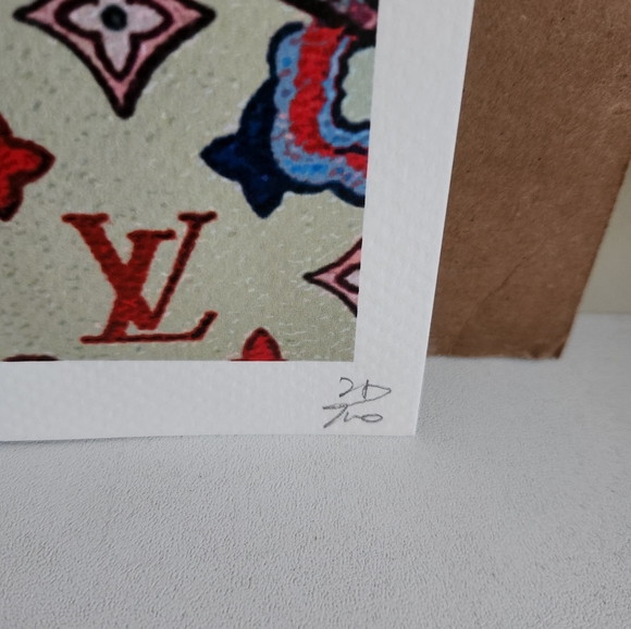 Death NYC Pop Art Graphic Print Featuring A Rolex Watch x  Death NYC Pop Art Graphic Print Homage to Louis Vuitton 2024